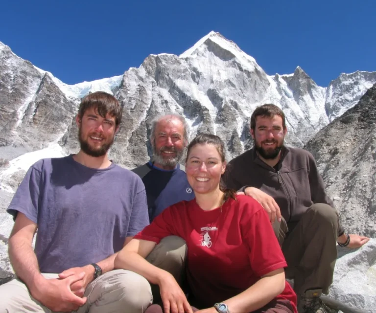 Alan Mallory Family at Base Camp Mount Everest